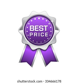 Best Price Violet Vector Icon Design