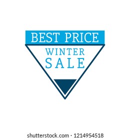 Best price winter sale vector