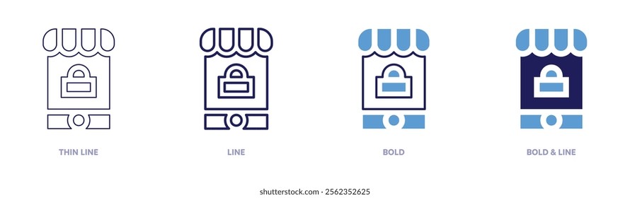 Best prices icon in 4 different styles. Thin Line, Line, Bold, and Bold Line. Duotone style. Editable stroke.