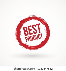Best product badge logo design isolated Stamp, Seal Banner Vector Template Illustration Design