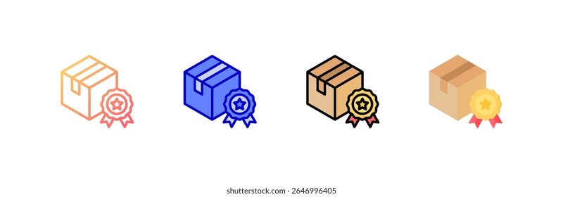 Mejor conjunto de iconos de Producto colección de estilo múltiple