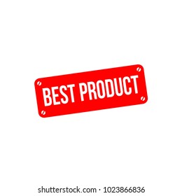 Best Product Label Vector Template Design