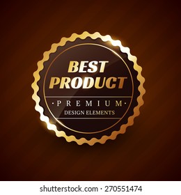 best product premium vector label design element