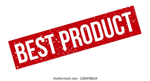 Best product rubber stamp. Red best product rubber grunge stamp vector illustration - Vector