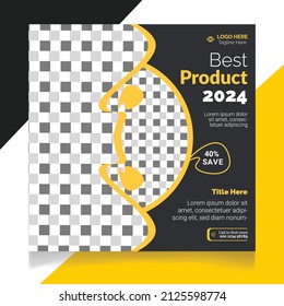Best Product Social Media Post Template