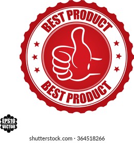 Best product stamp.Vector.
