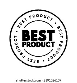 Best Product text stamp, concept background