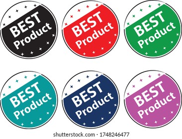 Best product vector label / stamp design