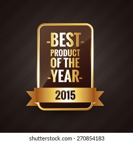 best product of the year 2015 golden label design element
