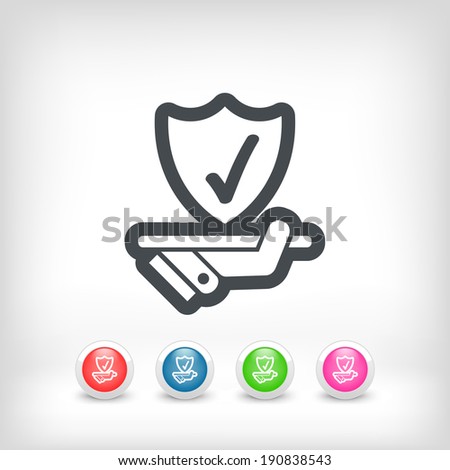Best protection service icon