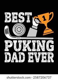 Best PUCKING Dad Ever Ice Hockey Cutting Files