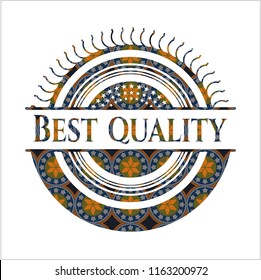 Best Quality arabesque emblem background. arabic decoration.