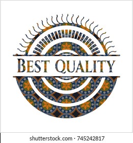 Best Quality arabic emblem. Arabesque decoration.