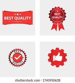 best quality Badges. vector illustration