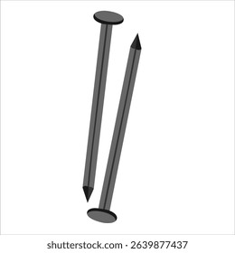 best quality black to gray nail vector image