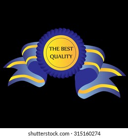 the best quality button dark blue on black background