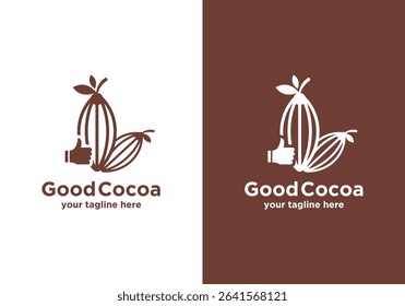 best quality cocoa design template. best cocoa logo. best quality cocoa farming logo	