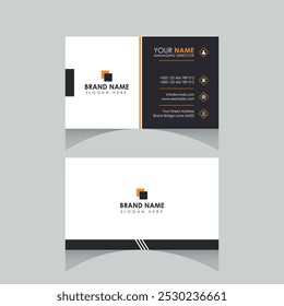 Best quality double sided professional corporate business card, vector business card, business card layout and vector visiting card template design.