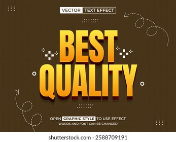 best quality editable text, font effect, 3d text for title
