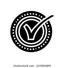 best quality glyph icon vector. best quality sign. isolated contour symbol black illustration