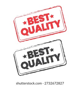 Best Quality Grunge Stamp Vector Set Red and Black Vintage Rubber Label
