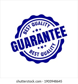 Best Quality Guarantee Blue Seal Isolated Vector