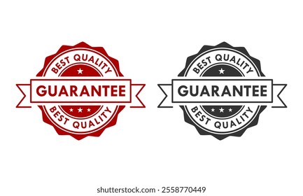 Best quality guarantee design template illustration