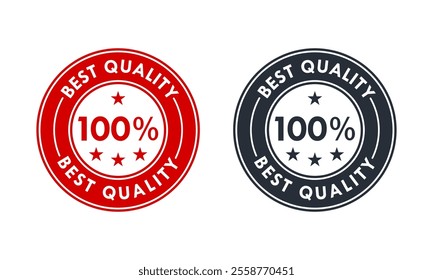 Best quality guarantee design template illustration
