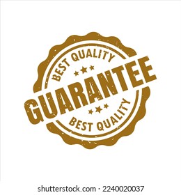 Best Quality Guarantee Seal Grunge Stamp Isolated Vector