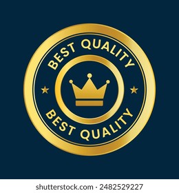 best quality guaranteed gold seal medal with clipping path include
