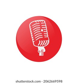 BEST QUALITY HD VECTOR ICON ILLUSTRATION MICROPHONE SOUND VOICE RECORD SPEECH MIC