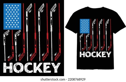 Best Quality Hockey T-Shirt Design