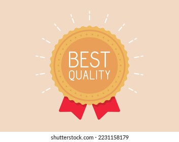 Best quality icon vector illustration award high quality