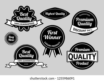 Best quality label badges. Good use for badge, symbol, sticker, or any design you want. 