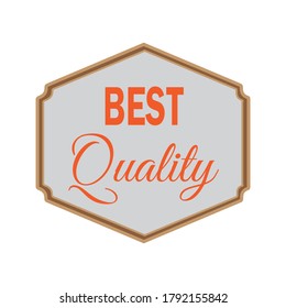 Best Quality Label Icon Vector