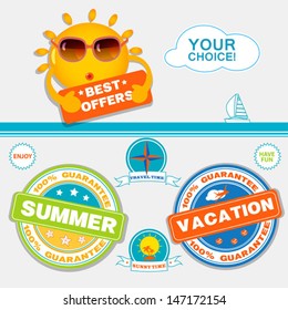  best quality labels with sun