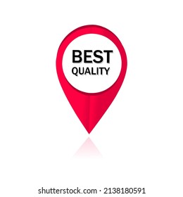 Best quality. Best Offer, Buy Now, Exclusive Offer, Highest Quality. Vector illustration.