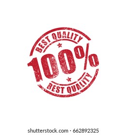 Best quality printed stamp vector