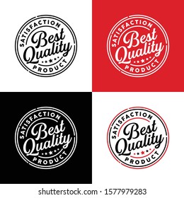 The Best Quality Product Stamp Logo