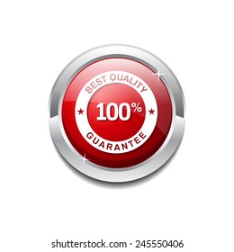 Best Quality Red Vector Icon Button