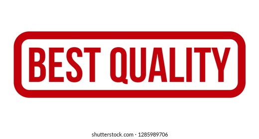 Best quality rubber stamp. Red Best quality stamp seal – Vector