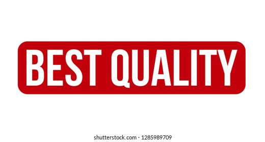 Best quality rubber stamp. Red Best quality stamp seal – Vector