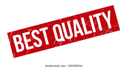 Best quality rubber stamp. Red best quality rubber grunge stamp vector illustration - Vector