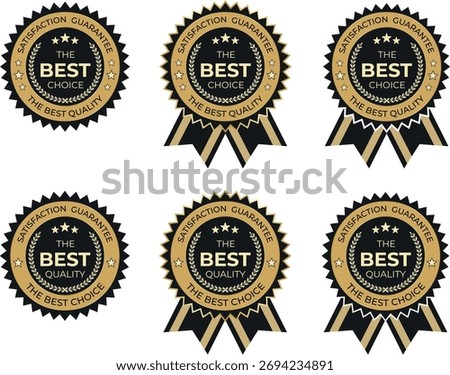Best Quality vector badge. Best Choice vector badge collection. 