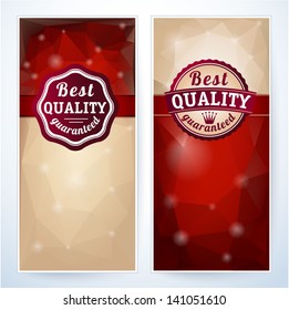 "Best Quality" vector  package template.
