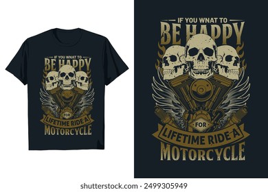 Best quality vintage motorbike t-shirt design, vector graphic bike shirt design.