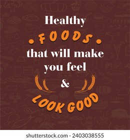 Best quote for cafe and restaurant, motivational quotes for print, vector design