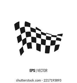 The best of Race Finish Flag icon vector, illustration symbol template in trendy style. Perfect for your design material.