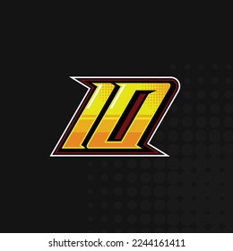 Best Racing number logo design vector