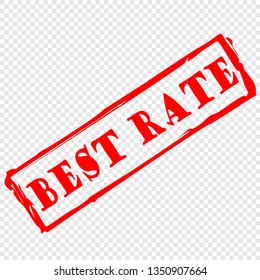 best rate, stamp vector